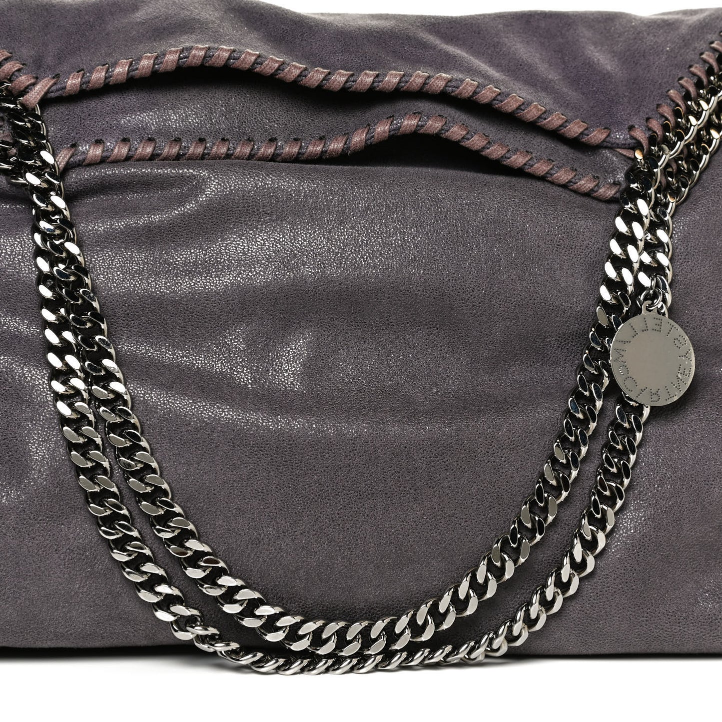 Shaggy Deer Small Falabella Tote Purple