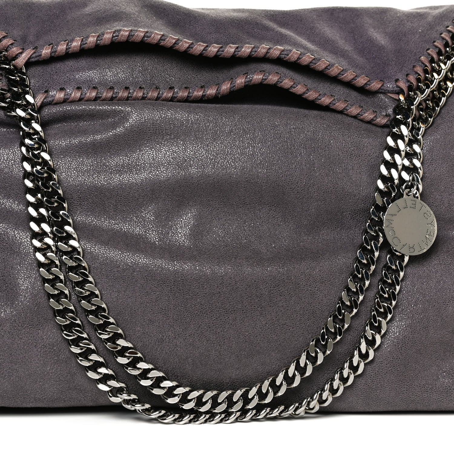 Stella McCartney Shaggy Deer Small Falabella Tote Purple 6 of 8