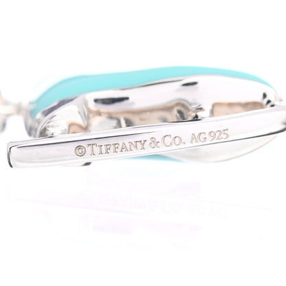Tiffany Sterling Silver Enamel Ice Skate Charm Blue 3 of 3