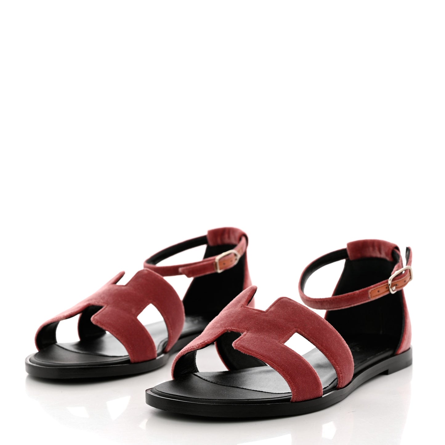 Velvet Santorini Sandals 37 Bois De Rose