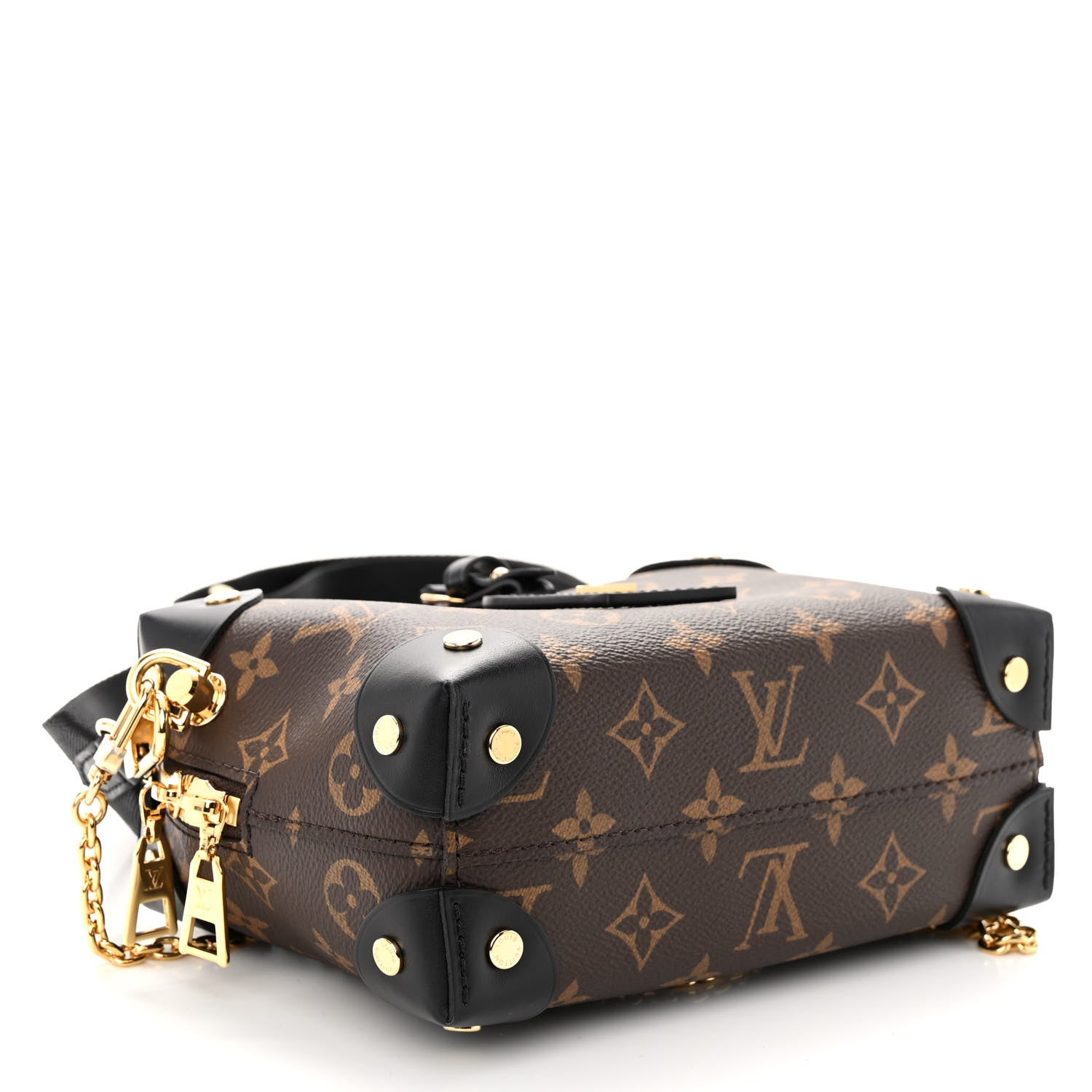 Louis Vuitton Monogram Petite Malle Souple Black 4 of 9