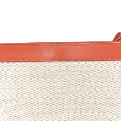Balenciaga Cotton Canvas Pochette Crossbody Bag Orange 11 of 15