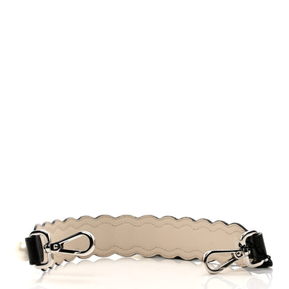 Fendi Calfskin Pearl Embellished Mini Strap You Black Camelia 2 of 3