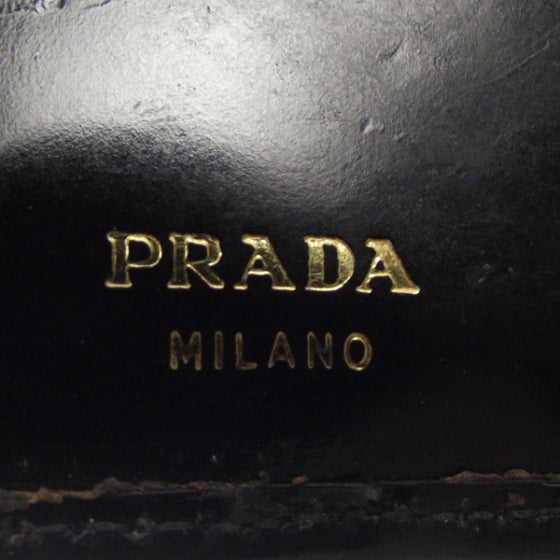 Prada Spazzolato French Wallet Black 7 of 8