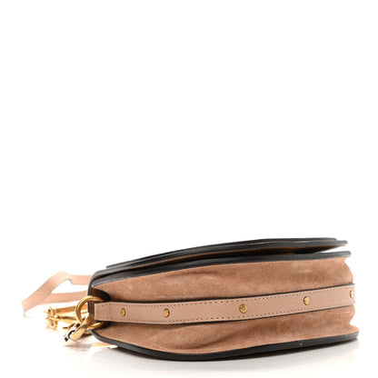 Chloe Calfskin Suede Small Nile Bracelet Bag Biscotti Beige 6 of 23
