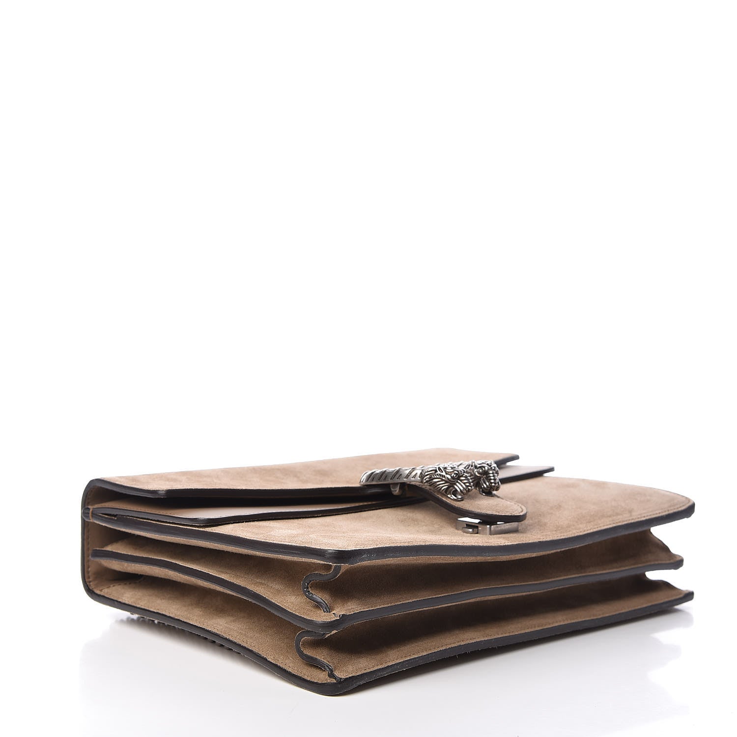 Gucci Suede Medium Dionysus Shoulder Bag Taupe 4 of 14