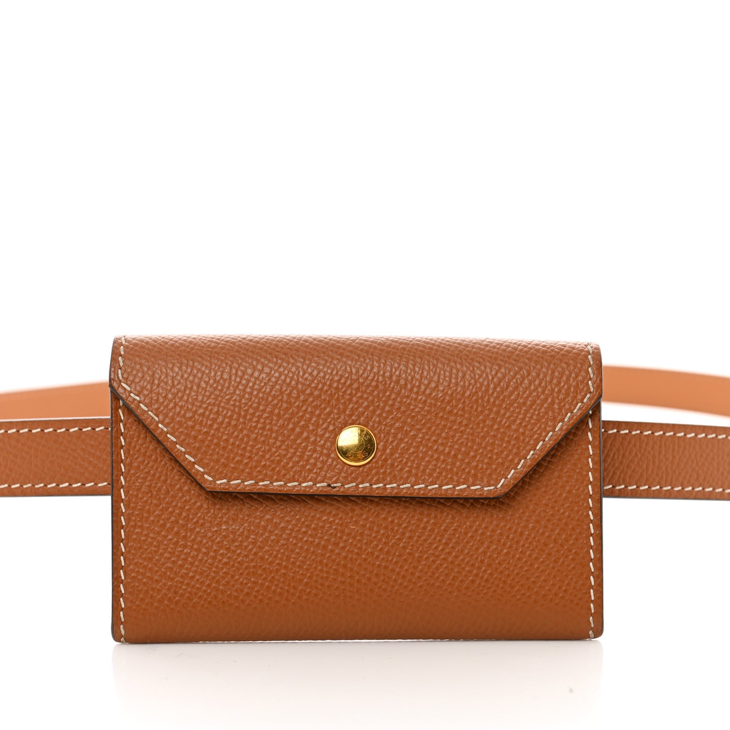 Epsom Kelly Pocket Belt Gold