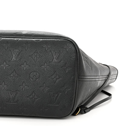 Louis Vuitton Empreinte Monogram Giant Neverfull MM Black 9 of 10