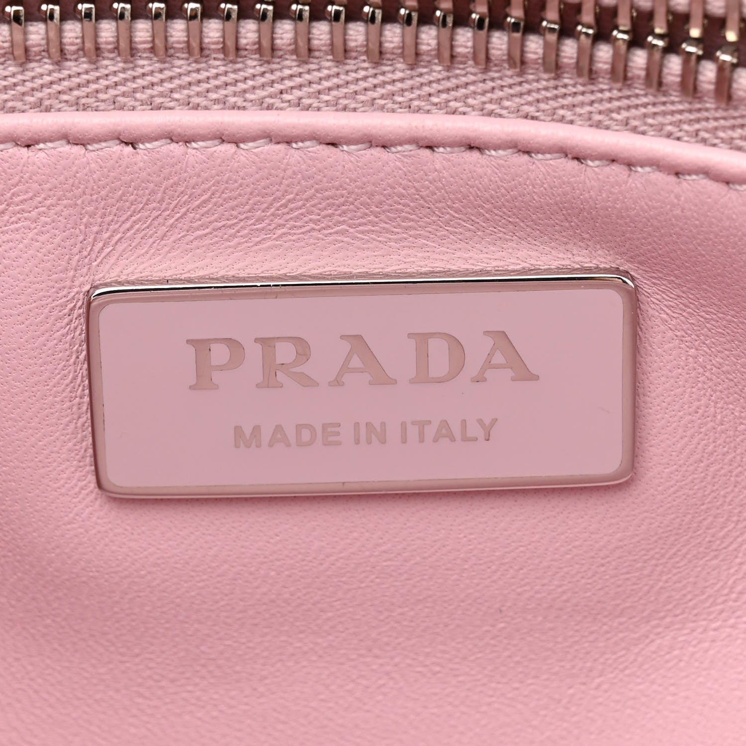 Prada Nappa Antique Medium Re-Edition 2001 Two Handle Bag Alabastro 6 of 14