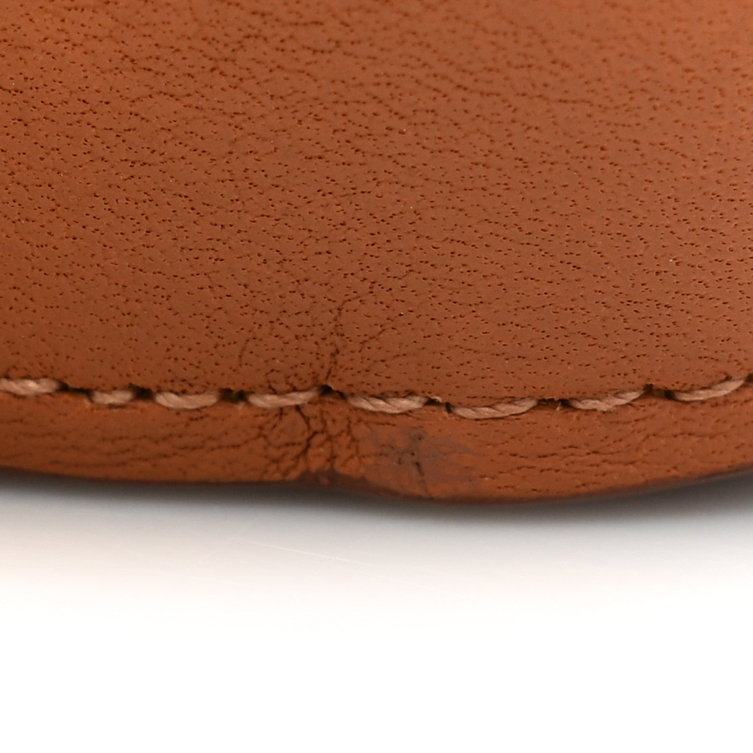 Loewe Calfskin Panda Coin Purse Yellow Brown 8 of 9