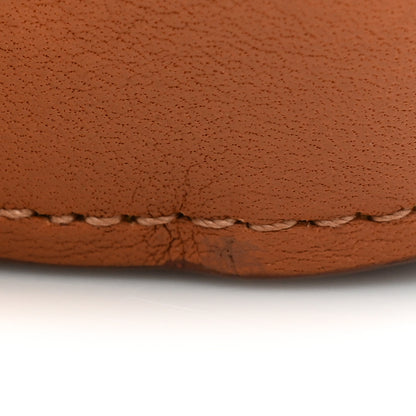 Loewe Calfskin Panda Coin Purse Yellow Brown 8 of 9