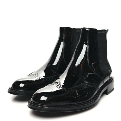 Saint Laurent Calfskin Army 20 Mens Chelsea Boots 42.5 Black 3 of 9