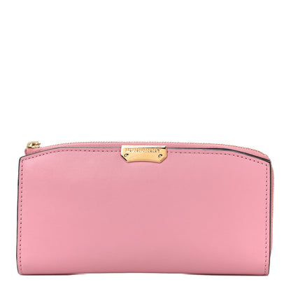 Burberry Calfskin Alvington Continental Wallet Pale Orchid 1 of 11