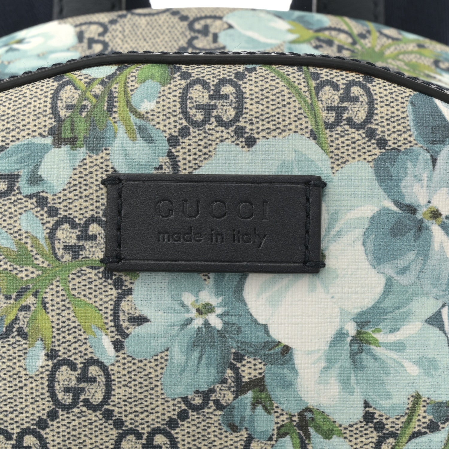 Gucci GG Supreme Monogram Blooms Small Day Backpack Blue 8 of 11