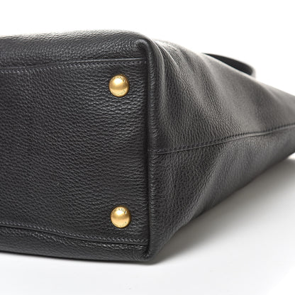 Prada Vitello Phenix Tote Black 10 of 10