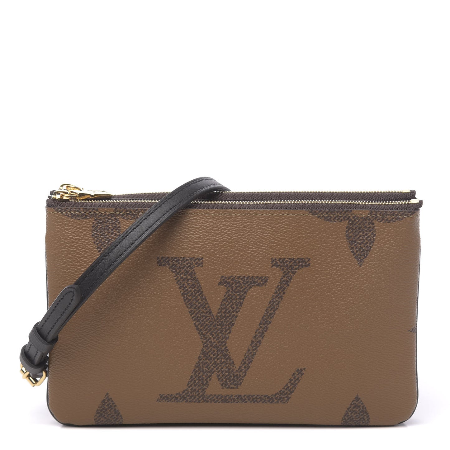 Reverse Monogram Giant Double Zip Pochette