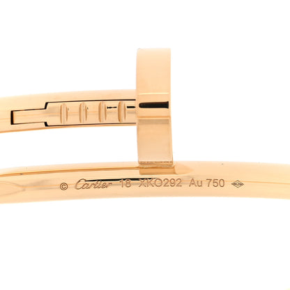 Cartier 18K Yellow Gold Juste Un Clou Bracelet 18 4 of 5