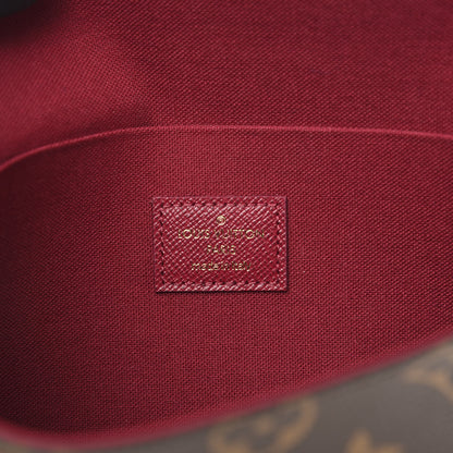 Louis Vuitton Monogram Pochette Felicie Chain Wallet Fuchsia 5 of 8