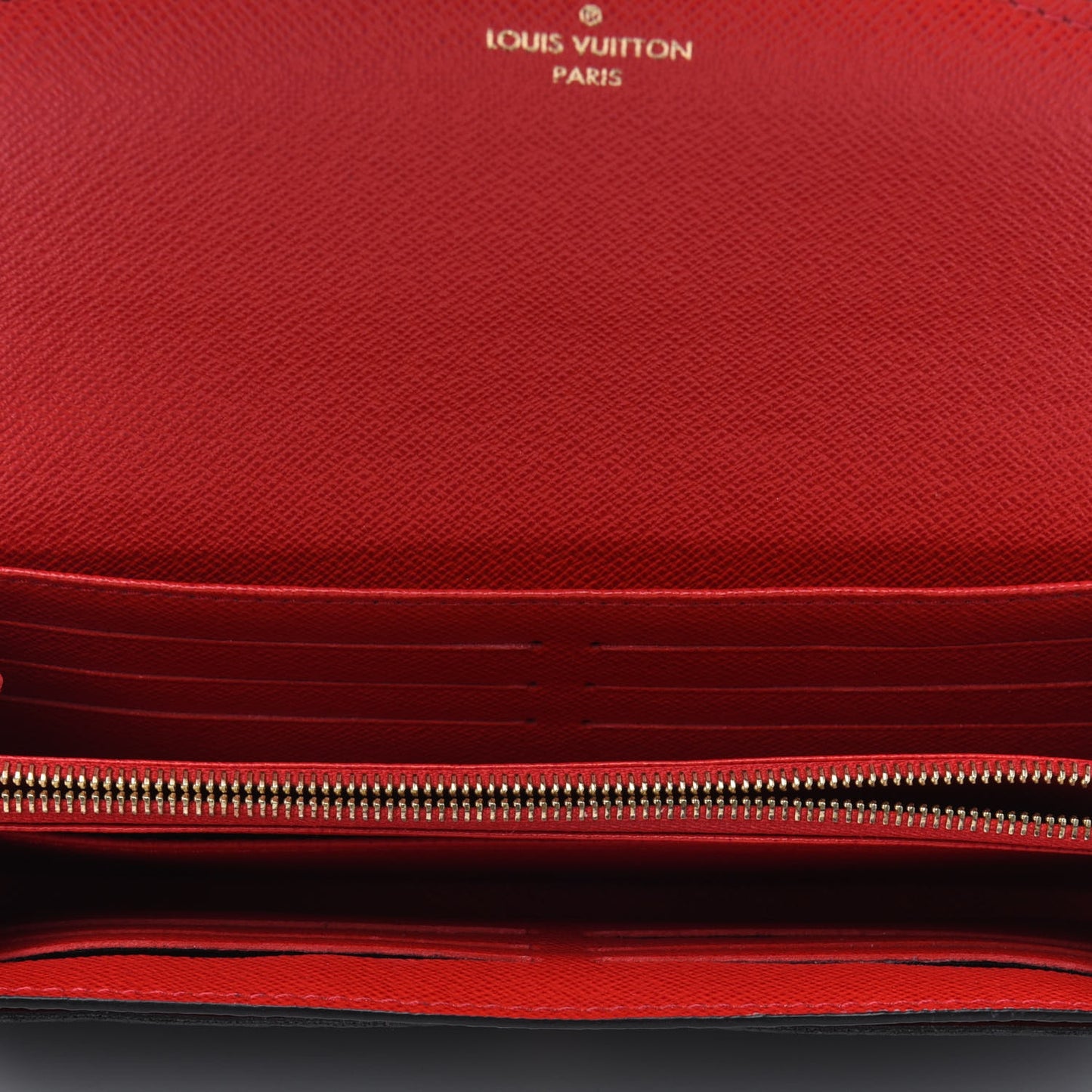 Monogram Sarah Wallet NM Coquelicot