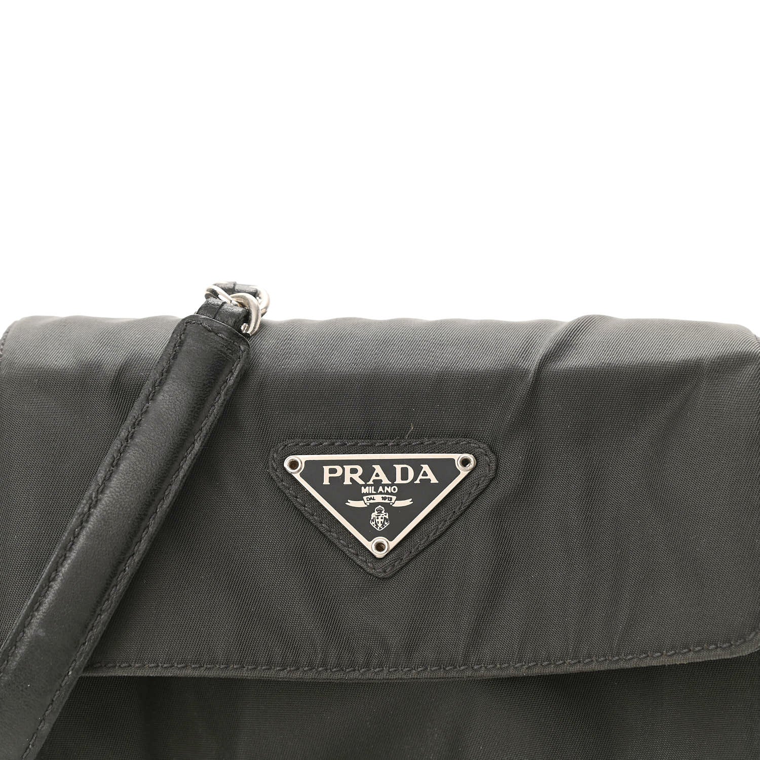 Prada Nylon Messenger Bag Green 8 of 11