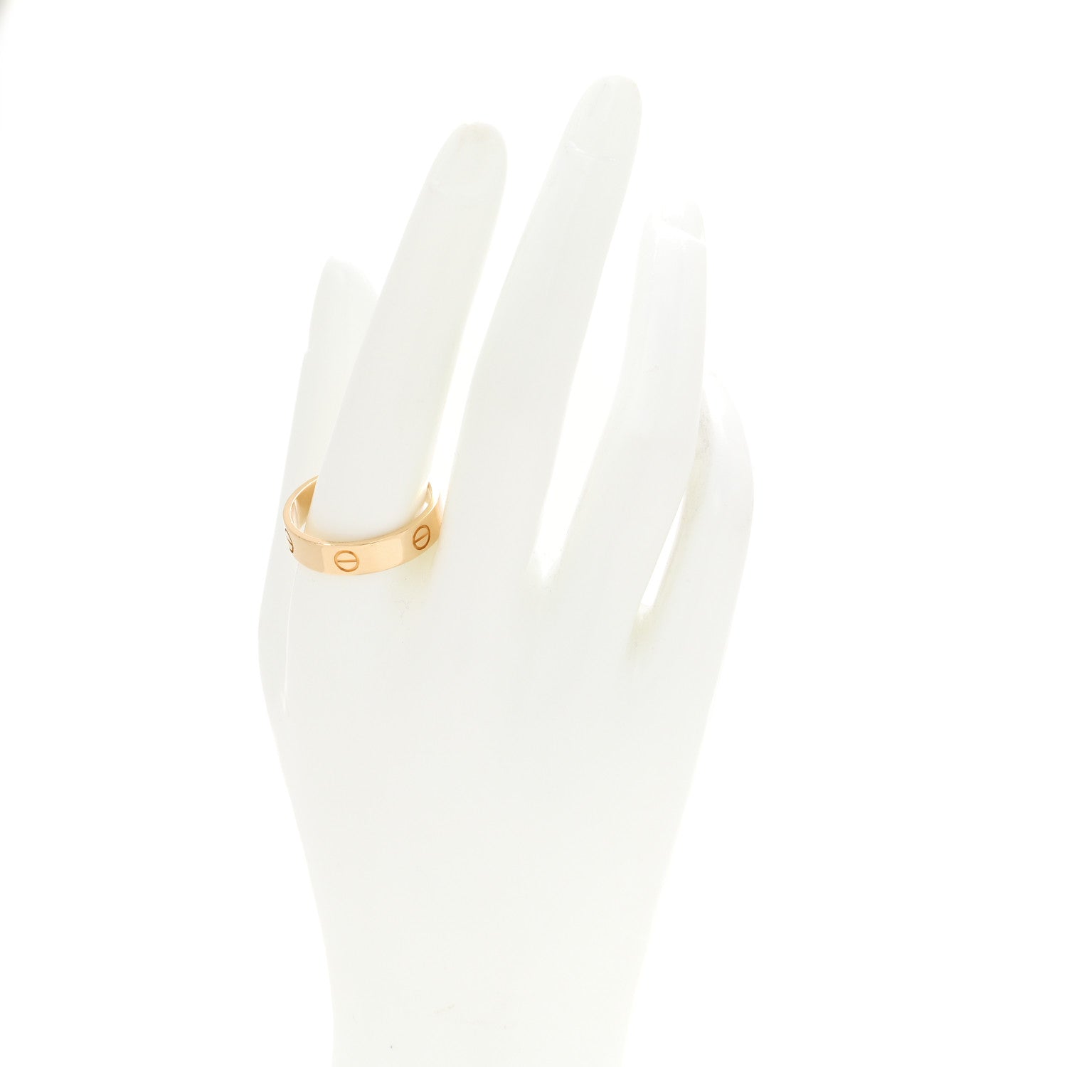 Cartier 18K Yellow Gold 5.5mm LOVE Ring 68 12.25 2 of 5
