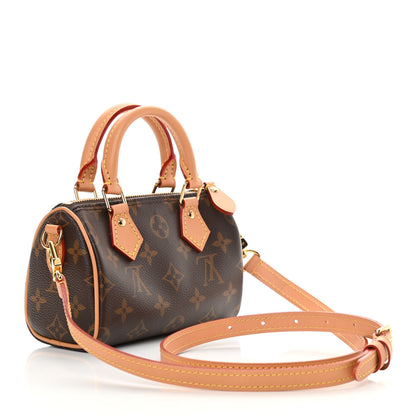 Louis Vuitton Monogram Nano Speedy Bandouliere 3 of 11