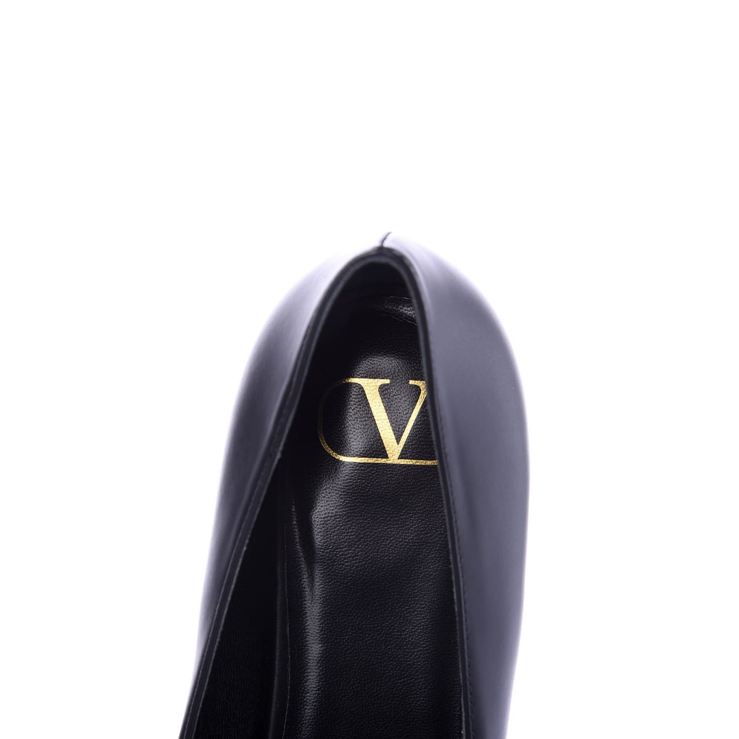 Nappa Vlogo Flats 38.5 Black