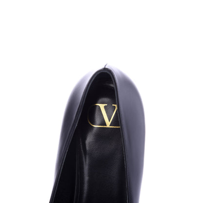 Valentino Garavani Nappa Vlogo Flats 38.5 Black 9 of 11