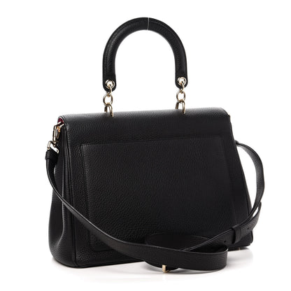 Christian Dior Bullcalf Medium Be Dior Flap Black Fraise 3 of 12