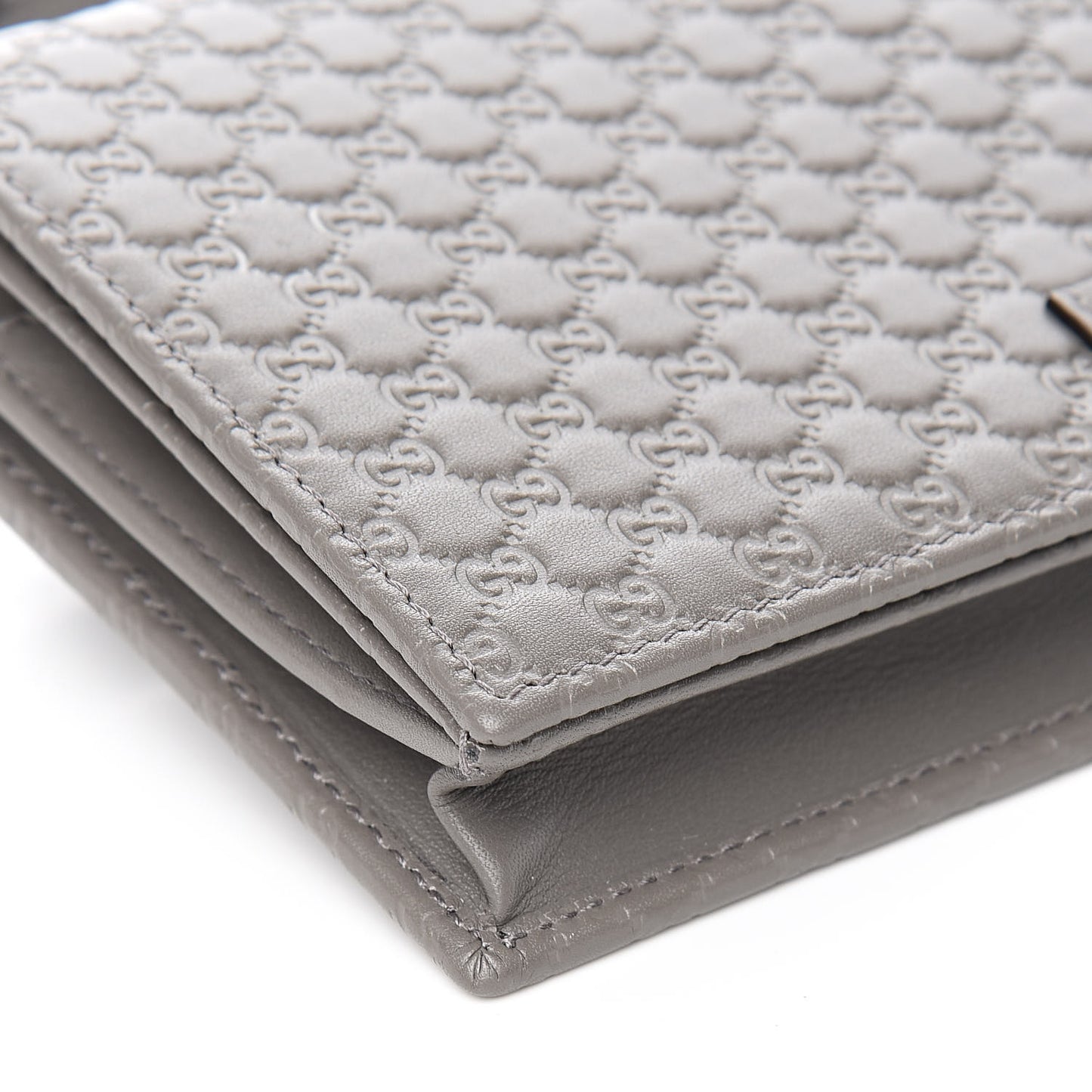 Soft Microguccissima Crossbody Wallet Loess