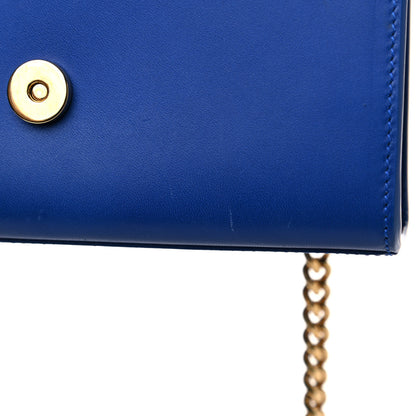 Saint Laurent Calfskin Small Classic Monogram Kate Tassel Satchel Royal Blue 15 of 16