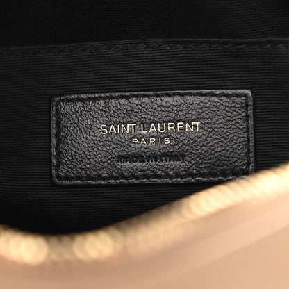 Saint Laurent Calfskin Matelasse Monogram Lou Camera Bag Dark Latte 6 of 10