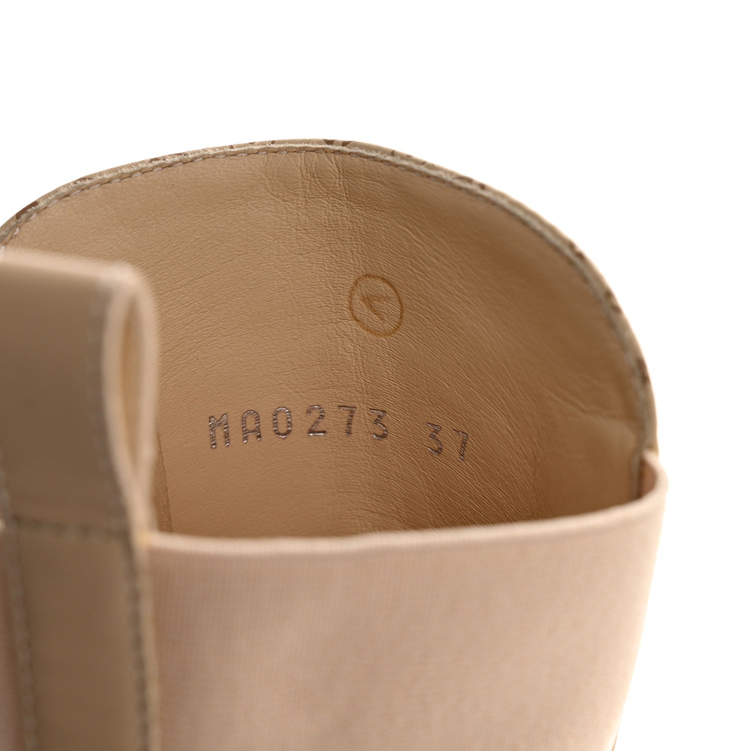 Louis Vuitton Suede Calfskin Embossed Monogram Laureate Platform Desert Boots 37 Beige 8 of 11
