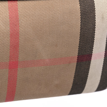 Burberry House Check Derby Peyton Crossbody Clutch Bag Tan 15 of 23