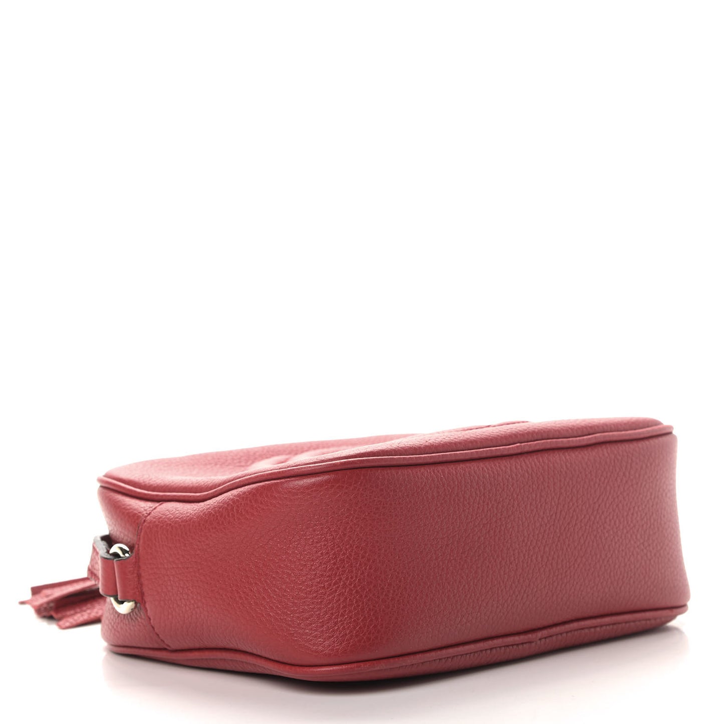 Pebbled Calfskin Small Soho Disco Bag Tabasco Red