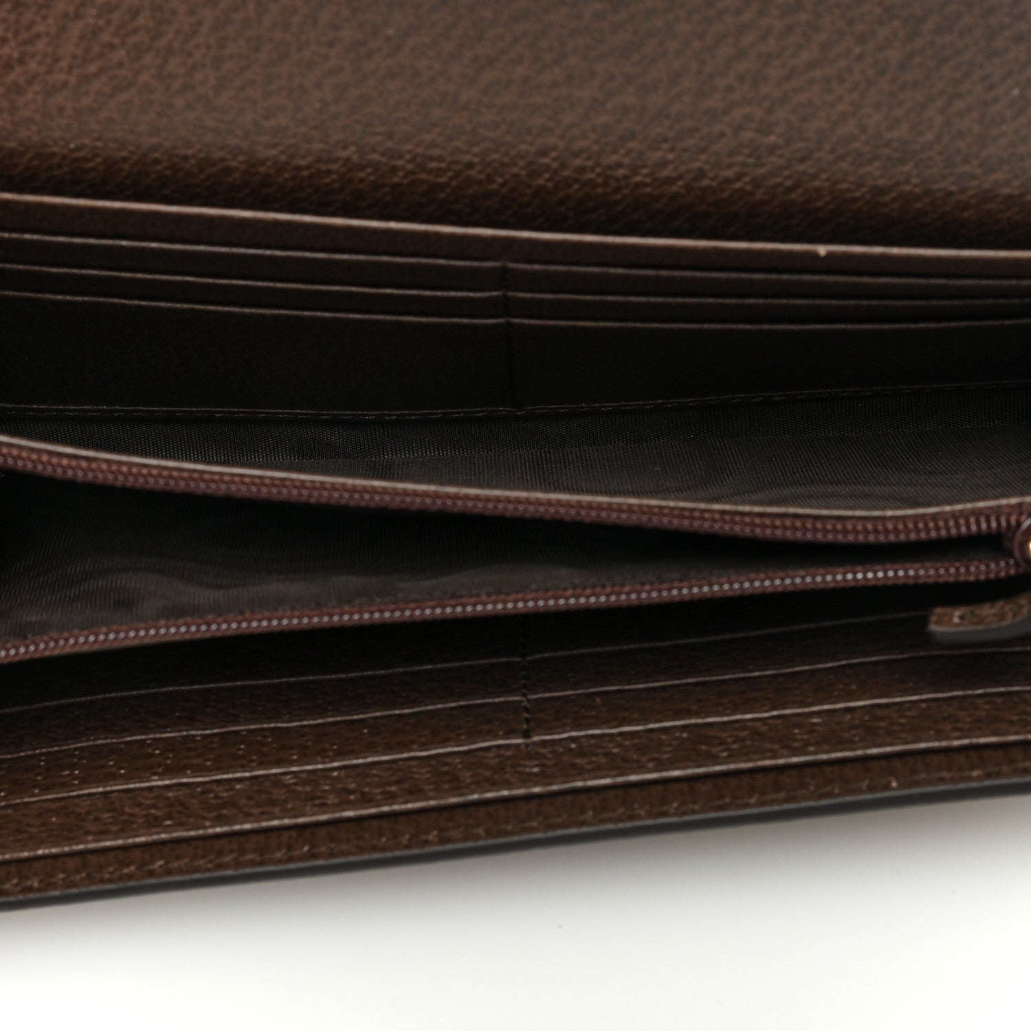 Gucci GG Supreme Monogram Web Ophidia Continental Wallet Brown 5 of 6