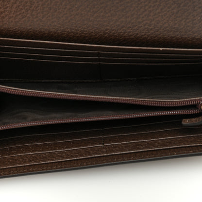 Gucci GG Supreme Monogram Web Ophidia Continental Wallet Brown 5 of 6