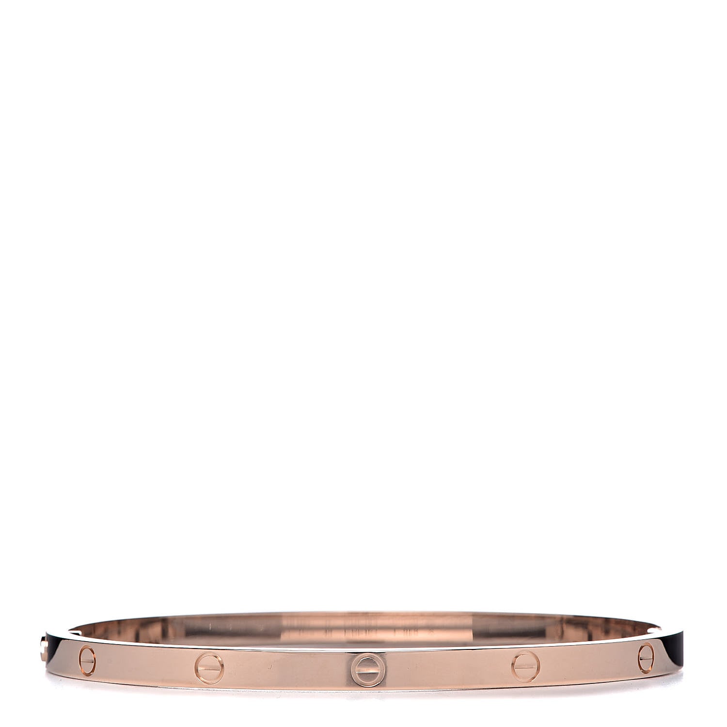 Cartier 18K Pink Gold Small LOVE Bracelet 17 3 of 6