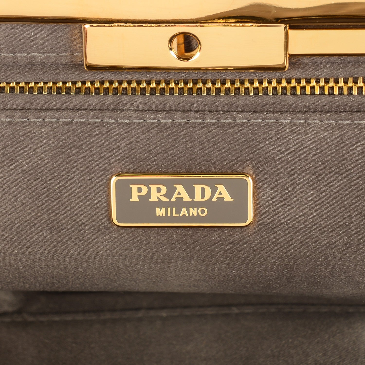 Prada Satin Pochette Fumo 6 of 9