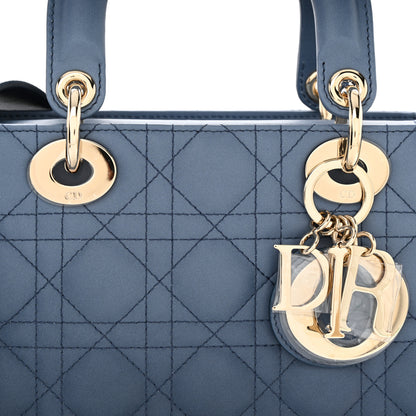 Christian Dior Lambskin Cannage Gradient Small My ABCDior Lady Dior Indigo Blue 9 of 12