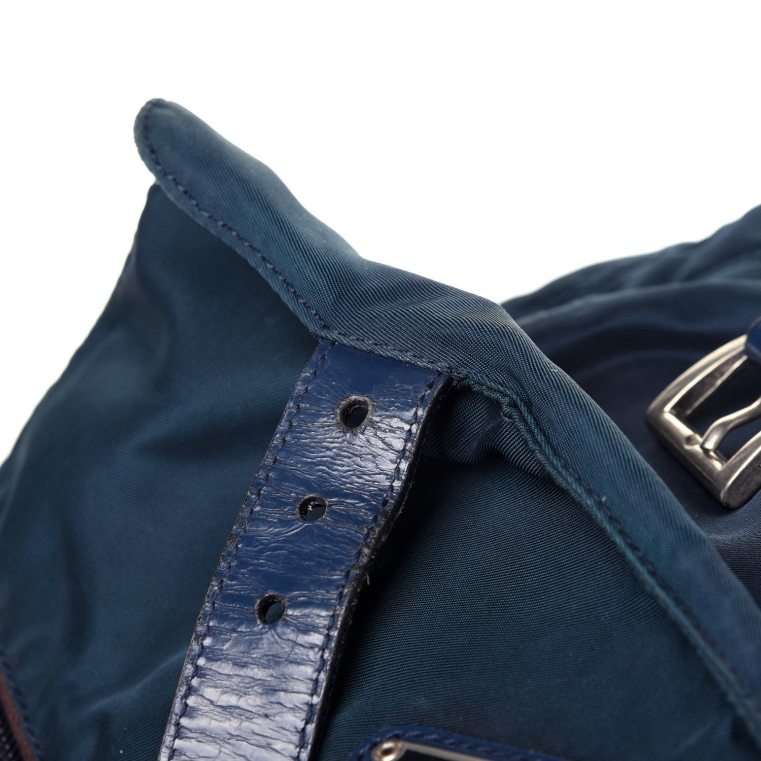 Prada Nylon Vela Messenger Bag Blue 15 of 18