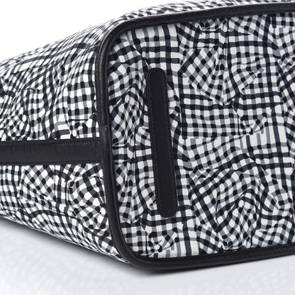 MCM Visetos Large Liz Reversible Shopper Tote Black 9 of 14