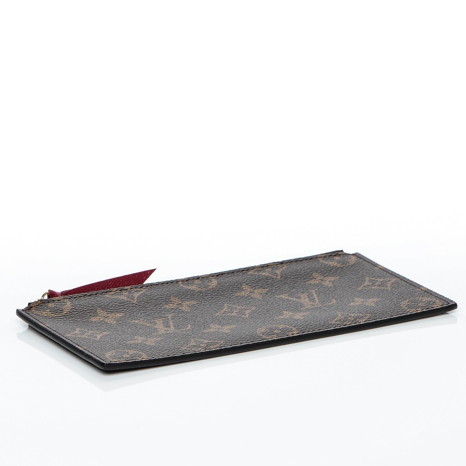 Louis Vuitton Monogram Felicie Chain Wallet Zippered Insert 4 of 6