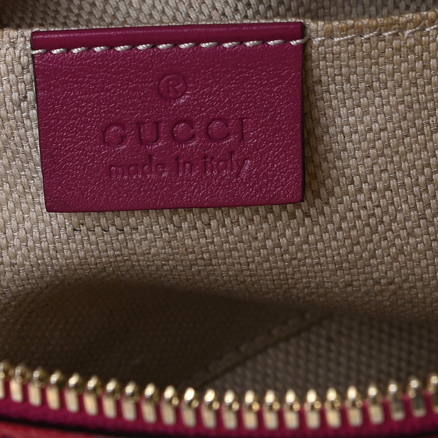 Gucci Soft Patent Small Soho Disco Bag Bright Bougainvillea 10 of 12