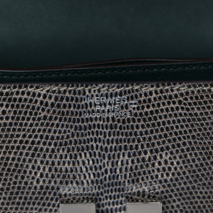 Hermes Lizard Mosaique Au 24-17 Ombre Vert Fonce 6 of 13