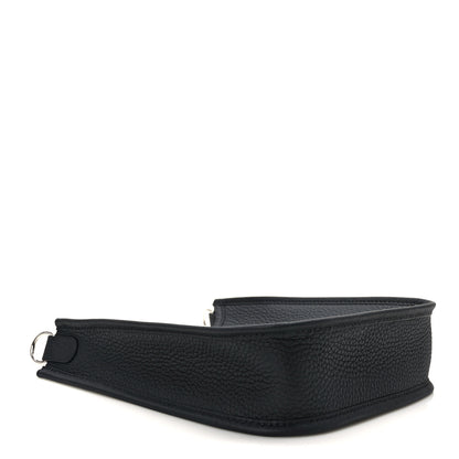 Hermes Taurillon Clemence Evelyne TPM Black 3 of 10