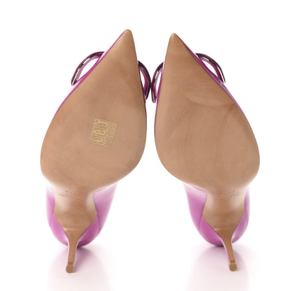 Valentino Garavani Patent Vlogo Signature 80 Pumps 37.5 Radiant Orchid 6 of 10