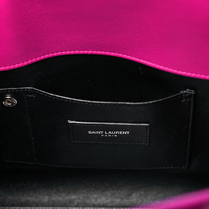 Saint Laurent Calfskin Baby Sac De Jour Fuchsia 6 of 9