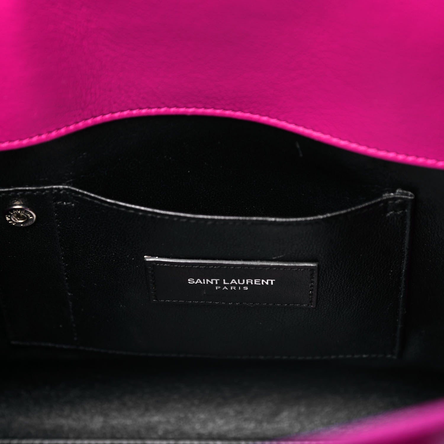 Saint Laurent Calfskin Baby Sac De Jour Fuchsia 6 of 9