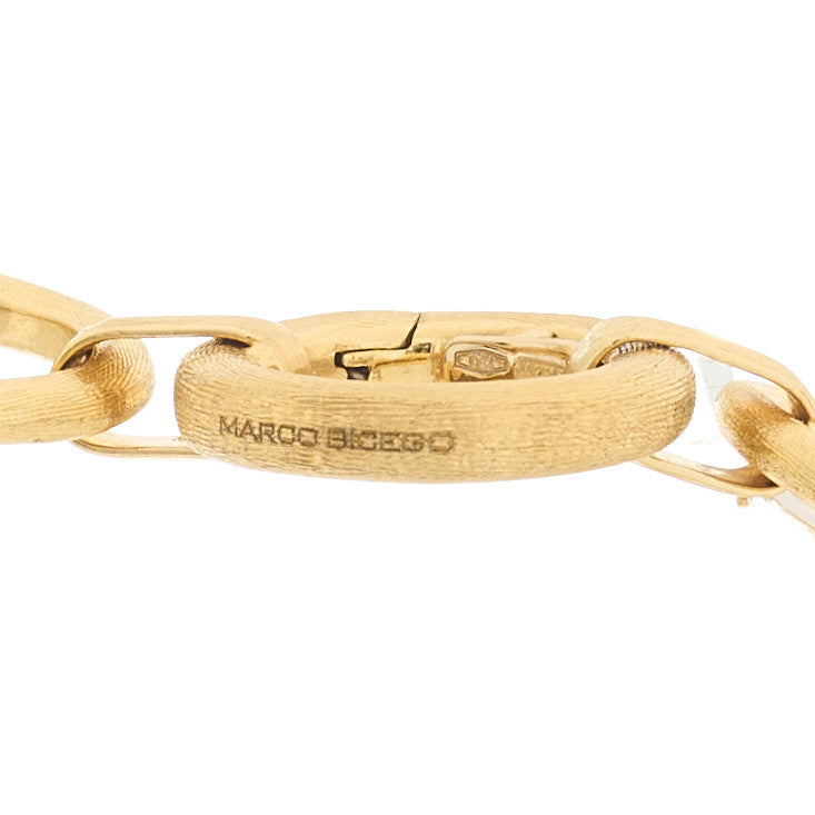 18K Yellow Gold Jaipur Flat Link Necklace